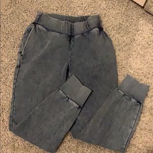 Tna jogger sweat - faded acid wash blue